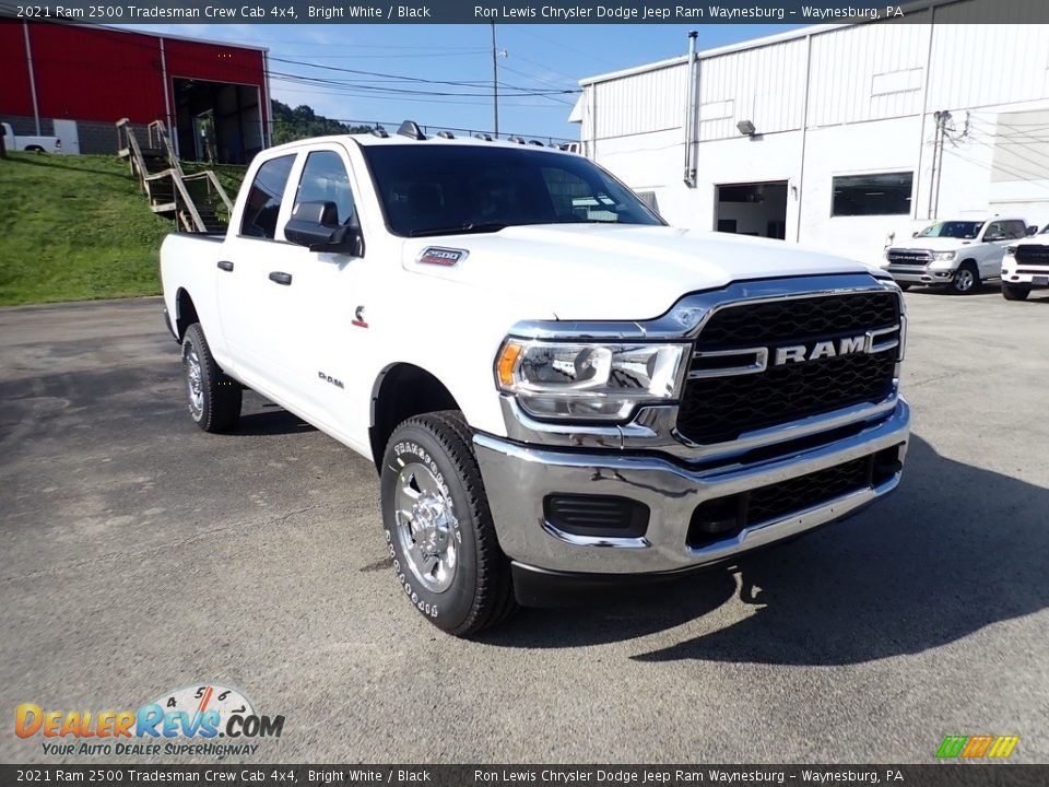 2021 Ram 2500 Tradesman Crew Cab 4x4 Bright White / Black Photo #7