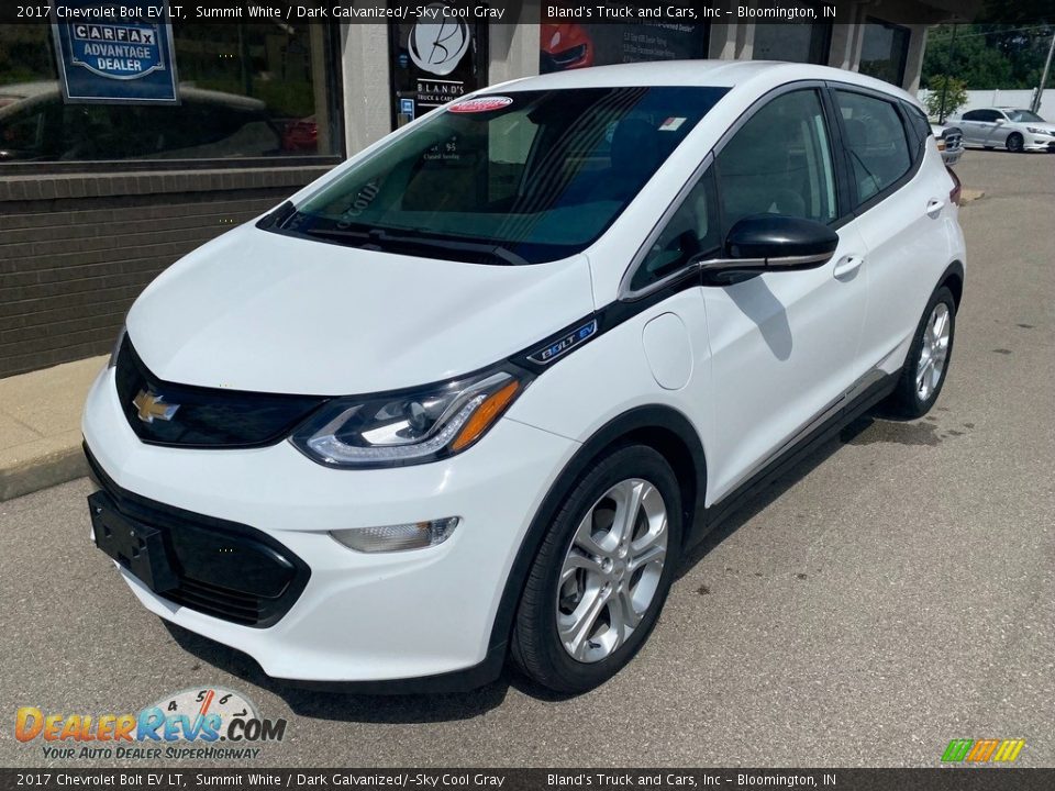 2017 Chevrolet Bolt EV LT Summit White / Dark Galvanized/­Sky Cool Gray Photo #2