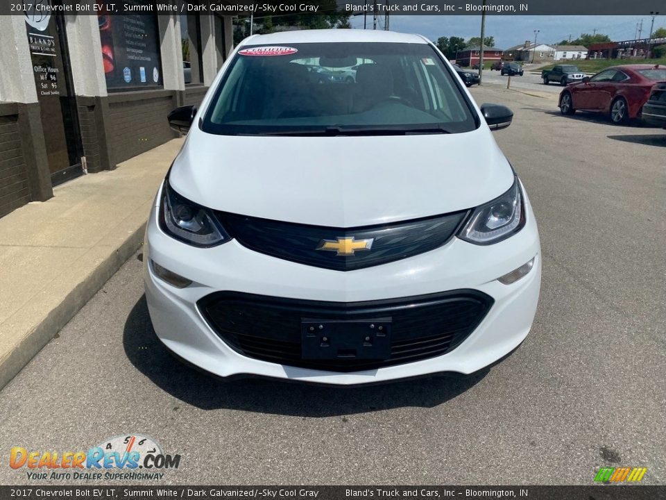 2017 Chevrolet Bolt EV LT Summit White / Dark Galvanized/­Sky Cool Gray Photo #3