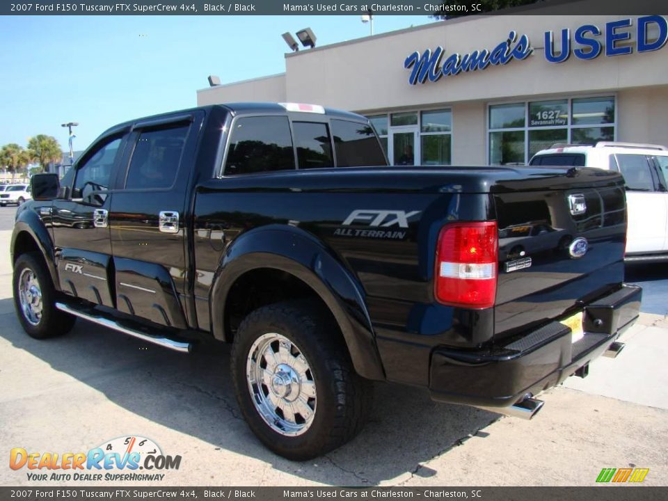 2007 Ford F150 Tuscany FTX SuperCrew 4x4 Black / Black Photo #7