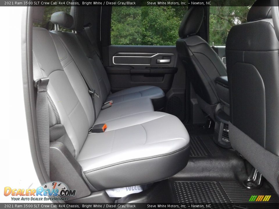 2021 Ram 3500 SLT Crew Cab 4x4 Chassis Bright White / Diesel Gray/Black Photo #14