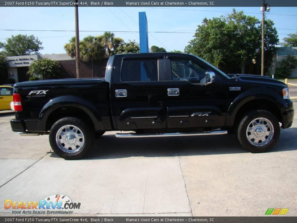 2007 Ford F150 Tuscany FTX SuperCrew 4x4 Black / Black Photo #8