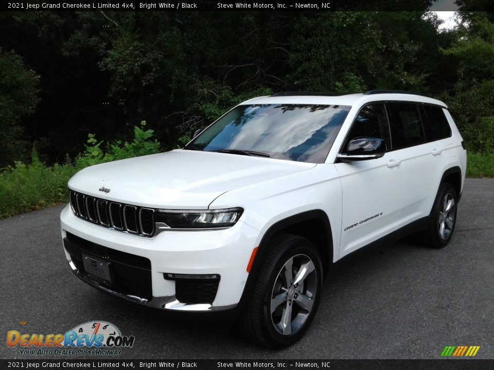 2021 Jeep Grand Cherokee L Limited 4x4 Bright White / Black Photo #2