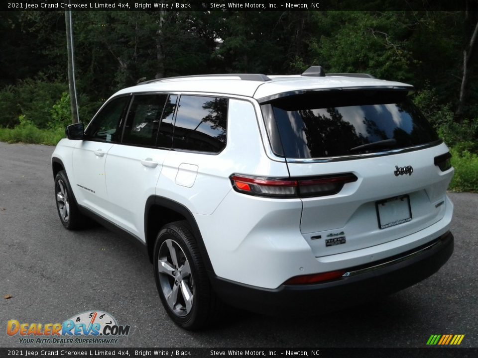 2021 Jeep Grand Cherokee L Limited 4x4 Bright White / Black Photo #7