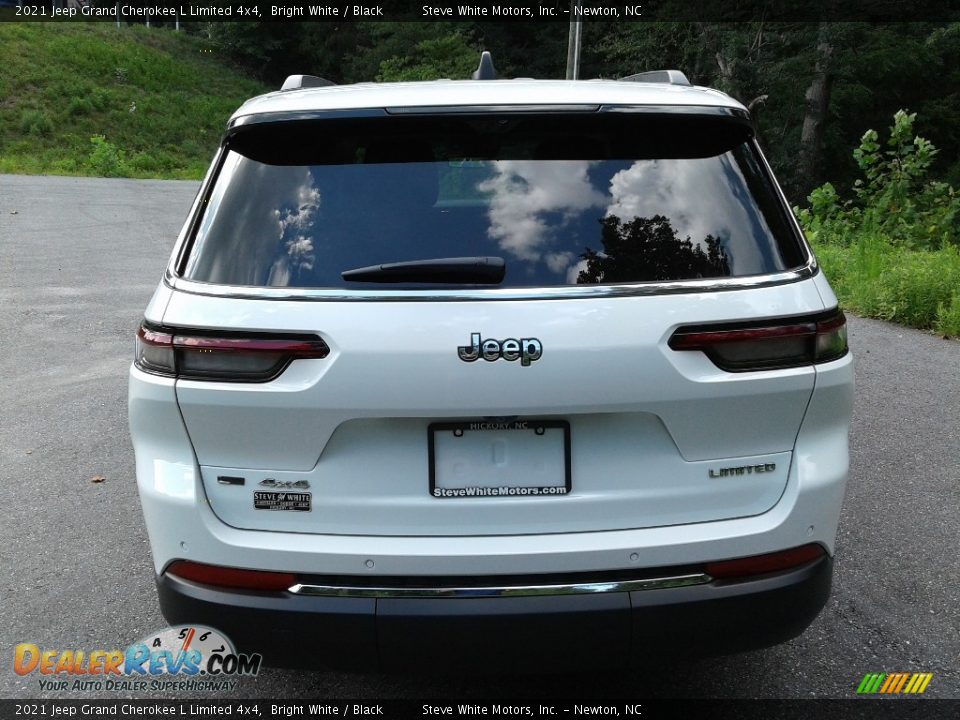 2021 Jeep Grand Cherokee L Limited 4x4 Bright White / Black Photo #8