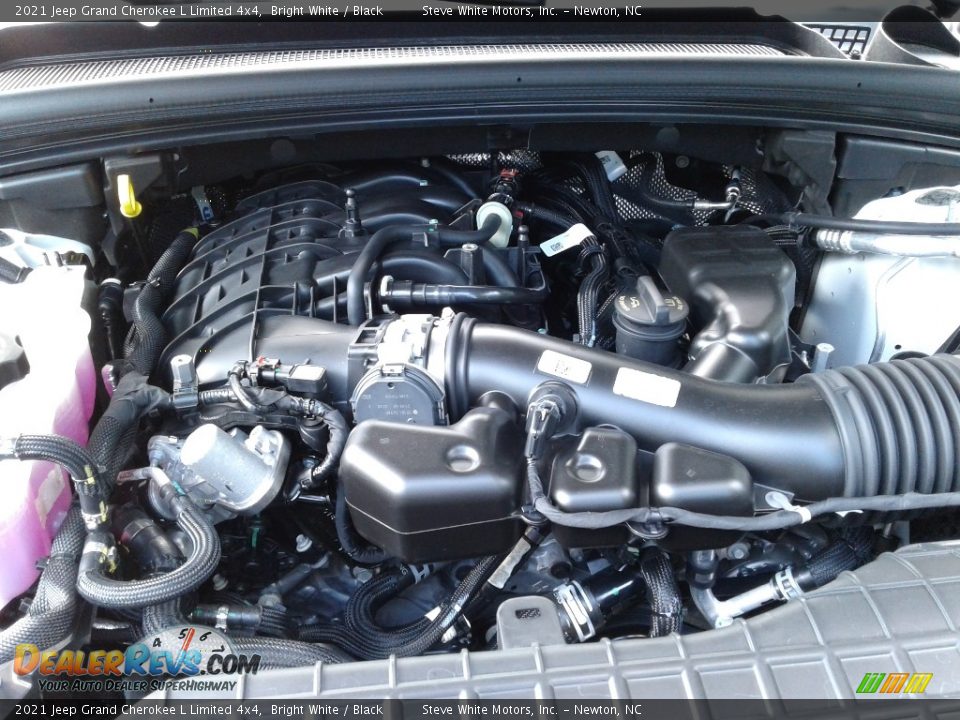 2021 Jeep Grand Cherokee L Limited 4x4 Bright White / Black Photo #9