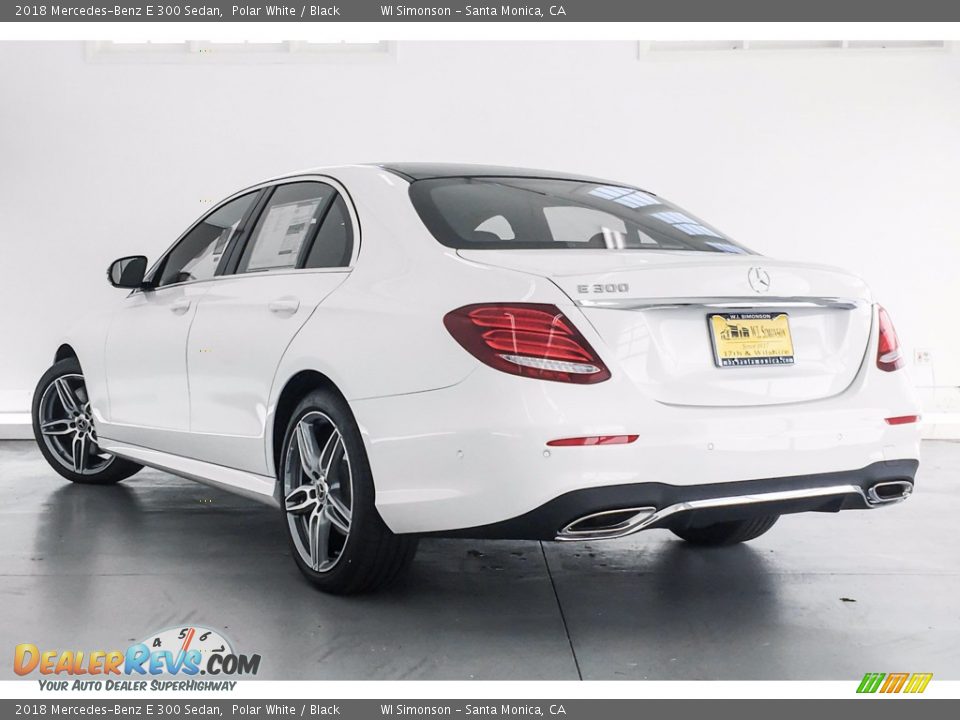 2018 Mercedes-Benz E 300 Sedan Polar White / Black Photo #3