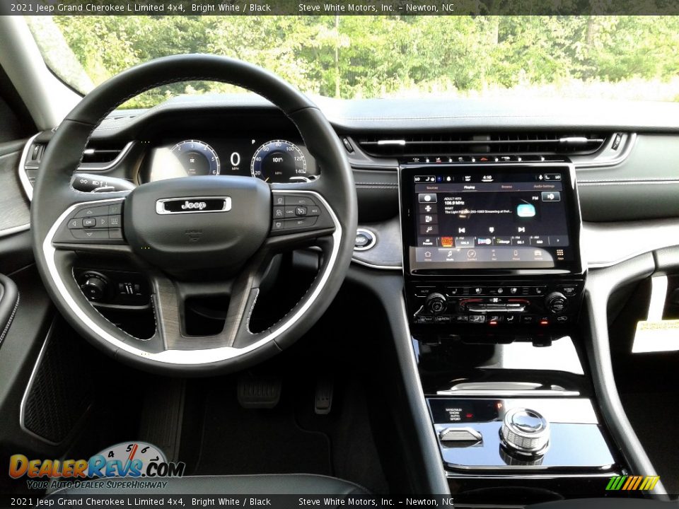 2021 Jeep Grand Cherokee L Limited 4x4 Bright White / Black Photo #20