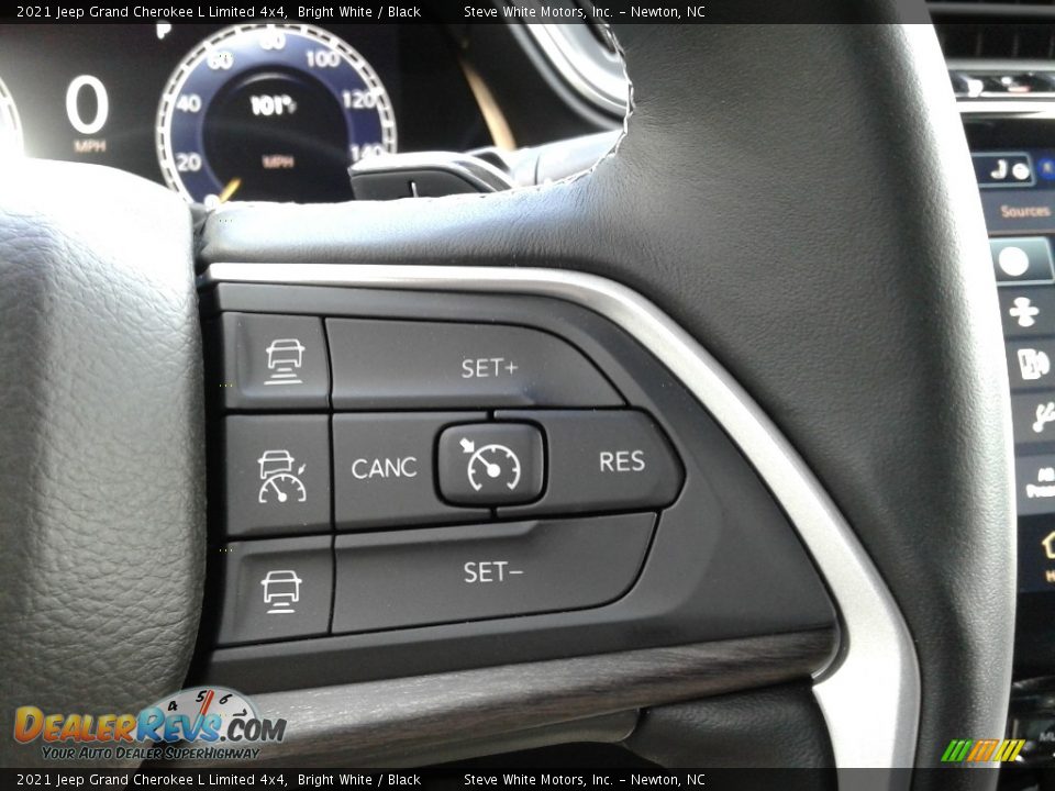 2021 Jeep Grand Cherokee L Limited 4x4 Bright White / Black Photo #22