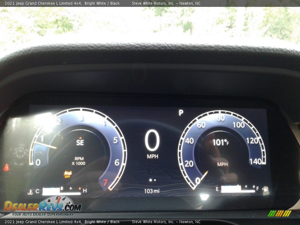 2021 Jeep Grand Cherokee L Limited 4x4 Bright White / Black Photo #23
