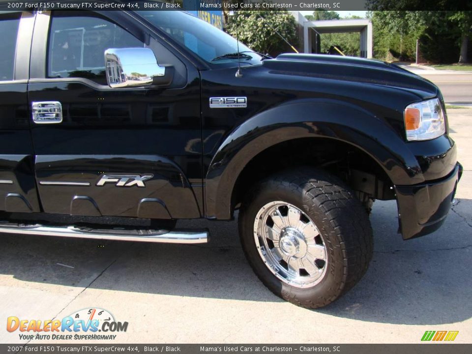 2007 Ford F150 Tuscany FTX SuperCrew 4x4 Black / Black Photo #21