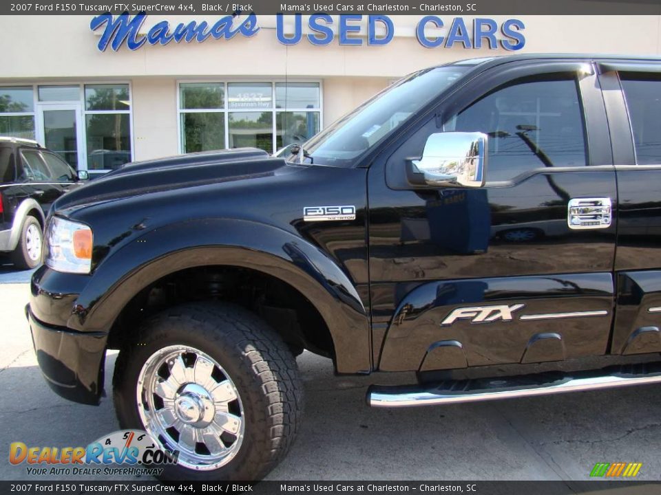 2007 Ford F150 Tuscany FTX SuperCrew 4x4 Black / Black Photo #22