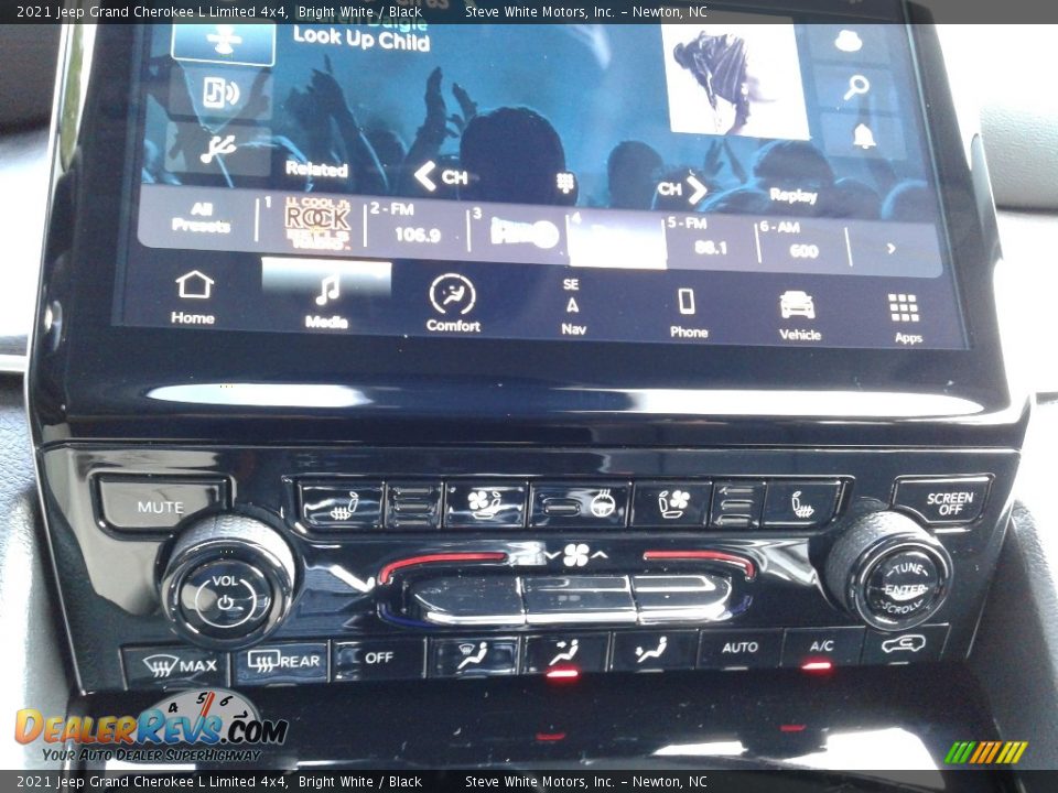 2021 Jeep Grand Cherokee L Limited 4x4 Bright White / Black Photo #29