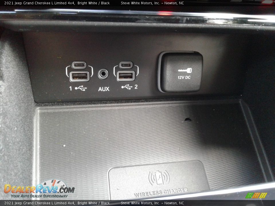 2021 Jeep Grand Cherokee L Limited 4x4 Bright White / Black Photo #30