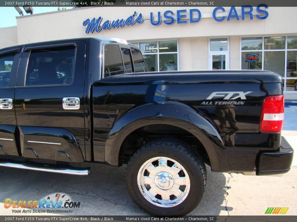 2007 Ford F150 Tuscany FTX SuperCrew 4x4 Black / Black Photo #23