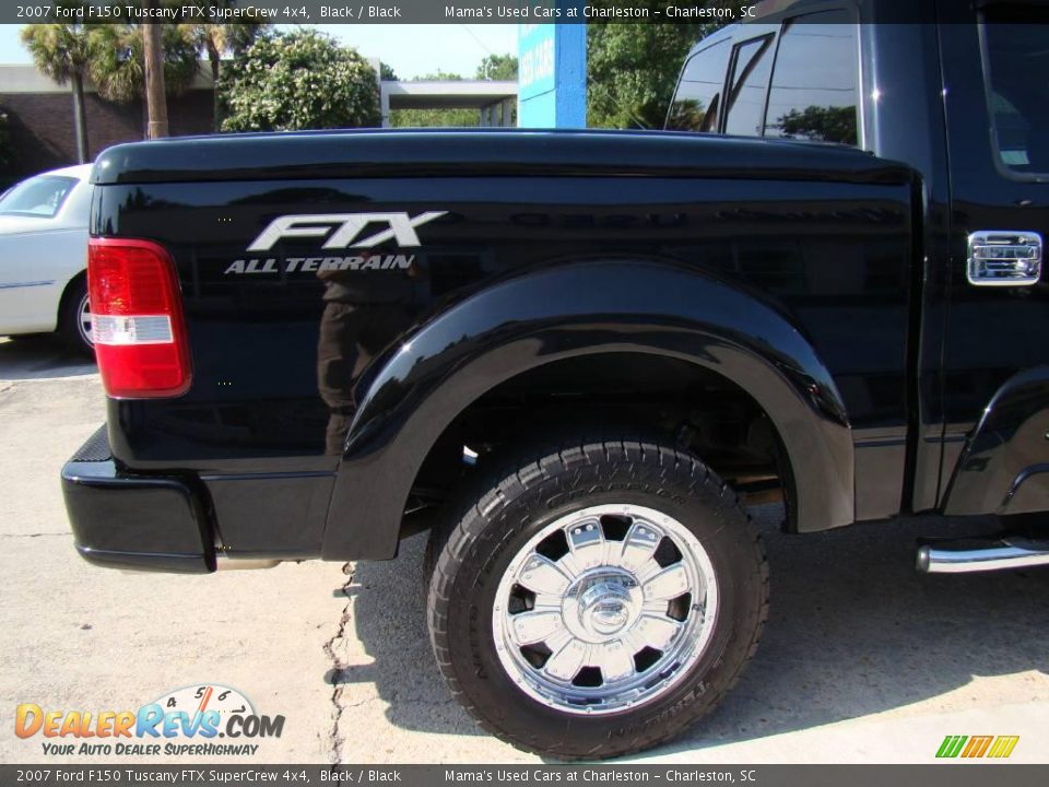 2007 Ford F150 Tuscany FTX SuperCrew 4x4 Black / Black Photo #24