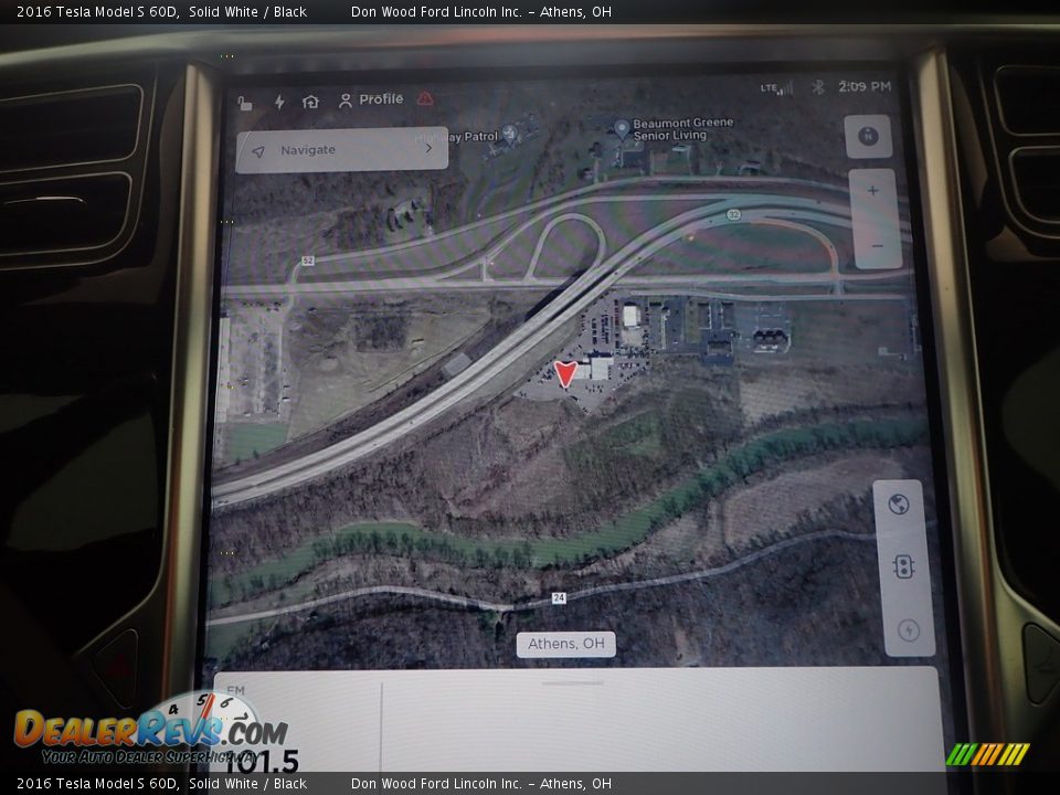 2016 Tesla Model S 60D Solid White / Black Photo #3