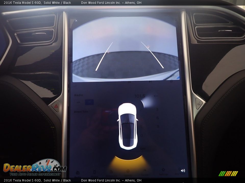 2016 Tesla Model S 60D Solid White / Black Photo #4