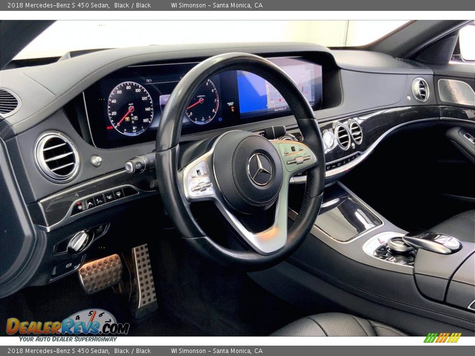 Dashboard of 2018 Mercedes-Benz S 450 Sedan Photo #13