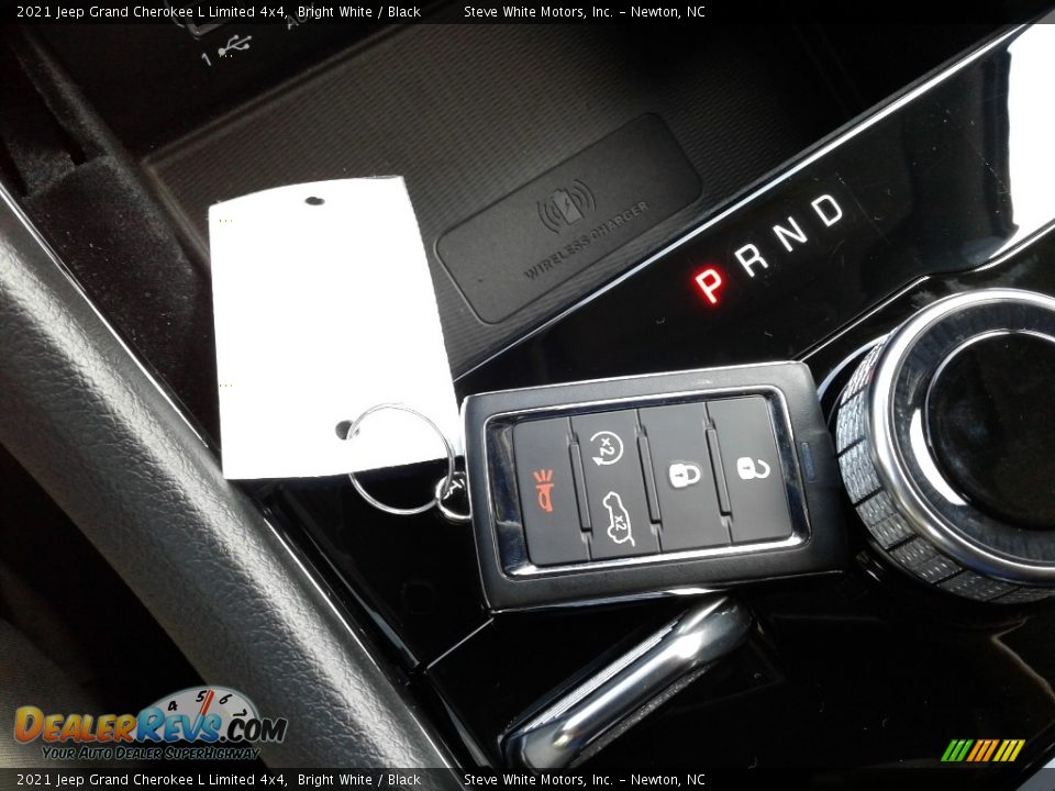 2021 Jeep Grand Cherokee L Limited 4x4 Bright White / Black Photo #36