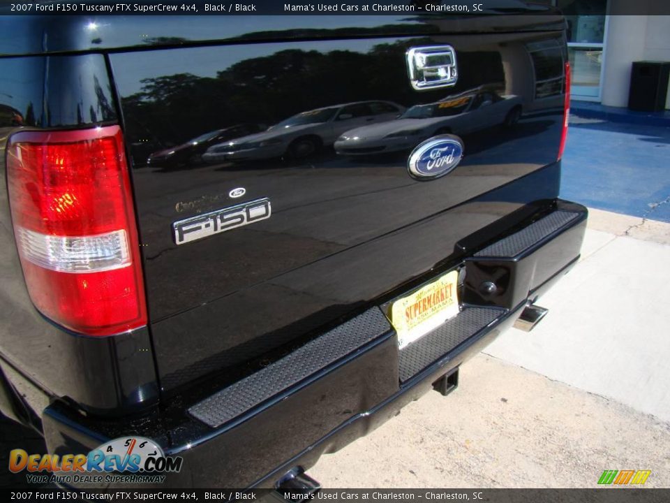 2007 Ford F150 Tuscany FTX SuperCrew 4x4 Black / Black Photo #25