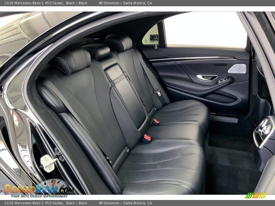 Rear Seat of 2018 Mercedes-Benz S 450 Sedan Photo #18