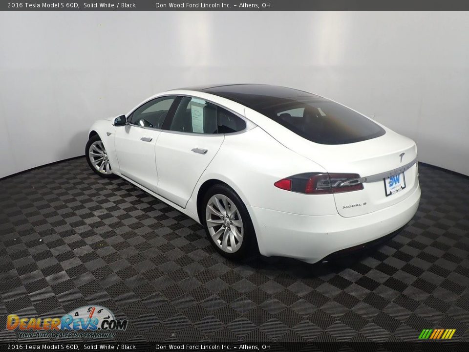 2016 Tesla Model S 60D Solid White / Black Photo #14