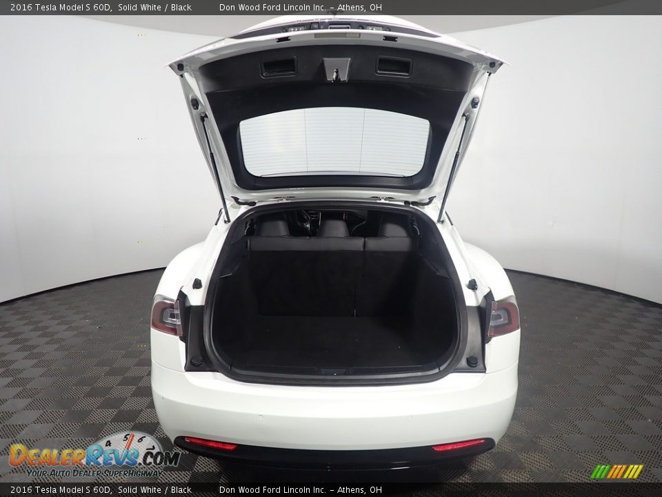 2016 Tesla Model S 60D Solid White / Black Photo #16