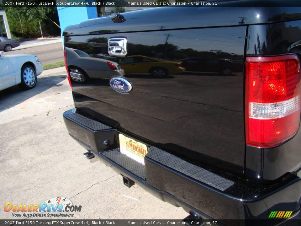 2007 Ford F150 Tuscany FTX SuperCrew 4x4 Black / Black Photo #26