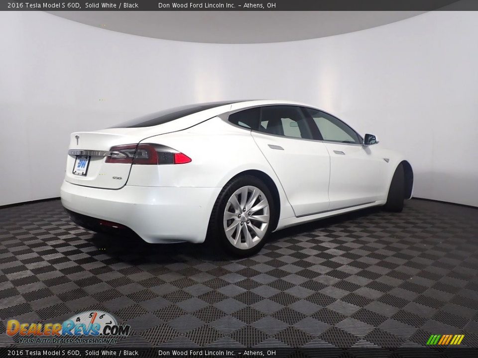 2016 Tesla Model S 60D Solid White / Black Photo #18