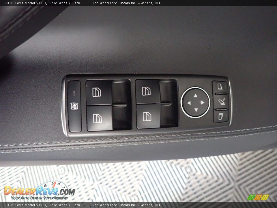 2016 Tesla Model S 60D Solid White / Black Photo #23
