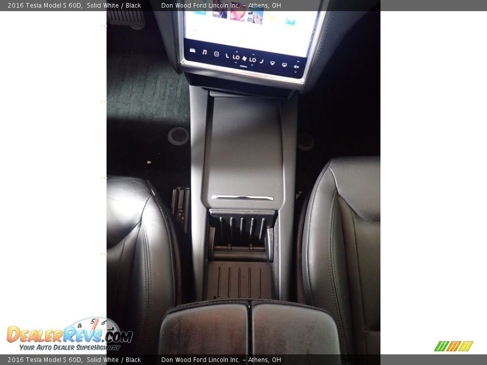 2016 Tesla Model S 60D Solid White / Black Photo #33