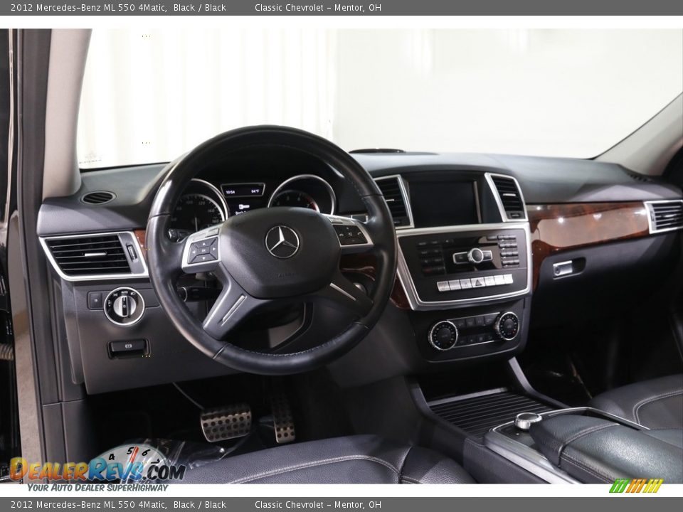 2012 Mercedes-Benz ML 550 4Matic Black / Black Photo #6