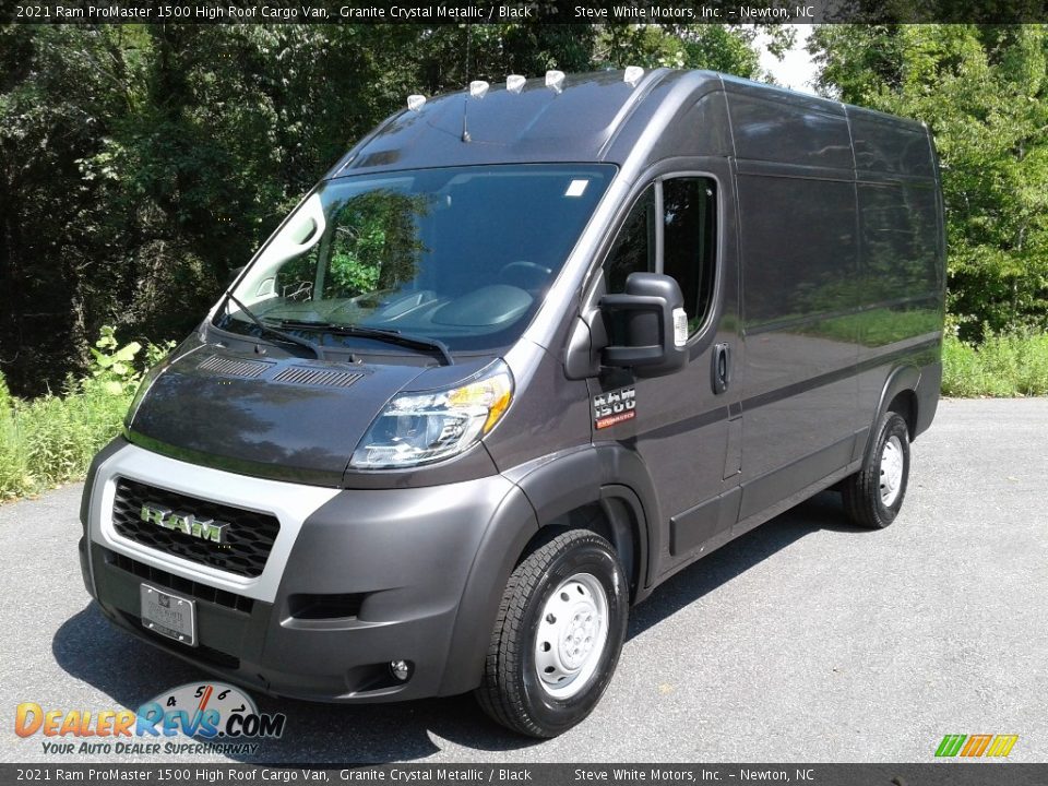 2021 Ram ProMaster 1500 High Roof Cargo Van Granite Crystal Metallic / Black Photo #2