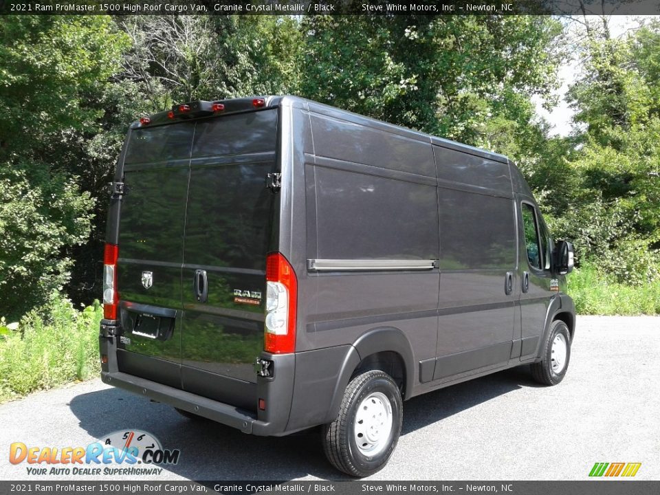 2021 Ram ProMaster 1500 High Roof Cargo Van Granite Crystal Metallic / Black Photo #6