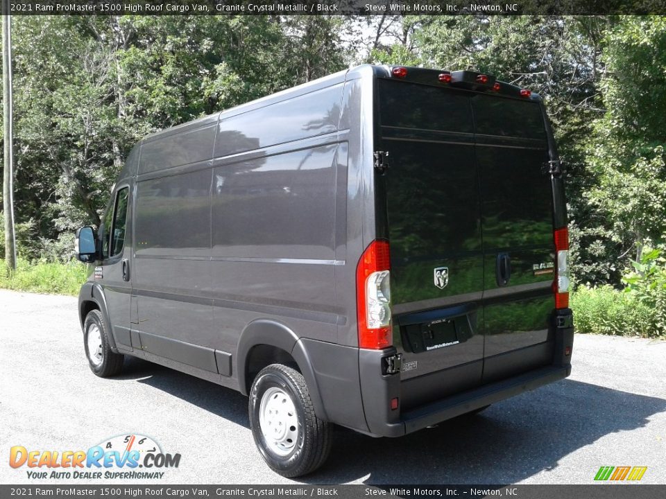 2021 Ram ProMaster 1500 High Roof Cargo Van Granite Crystal Metallic / Black Photo #8