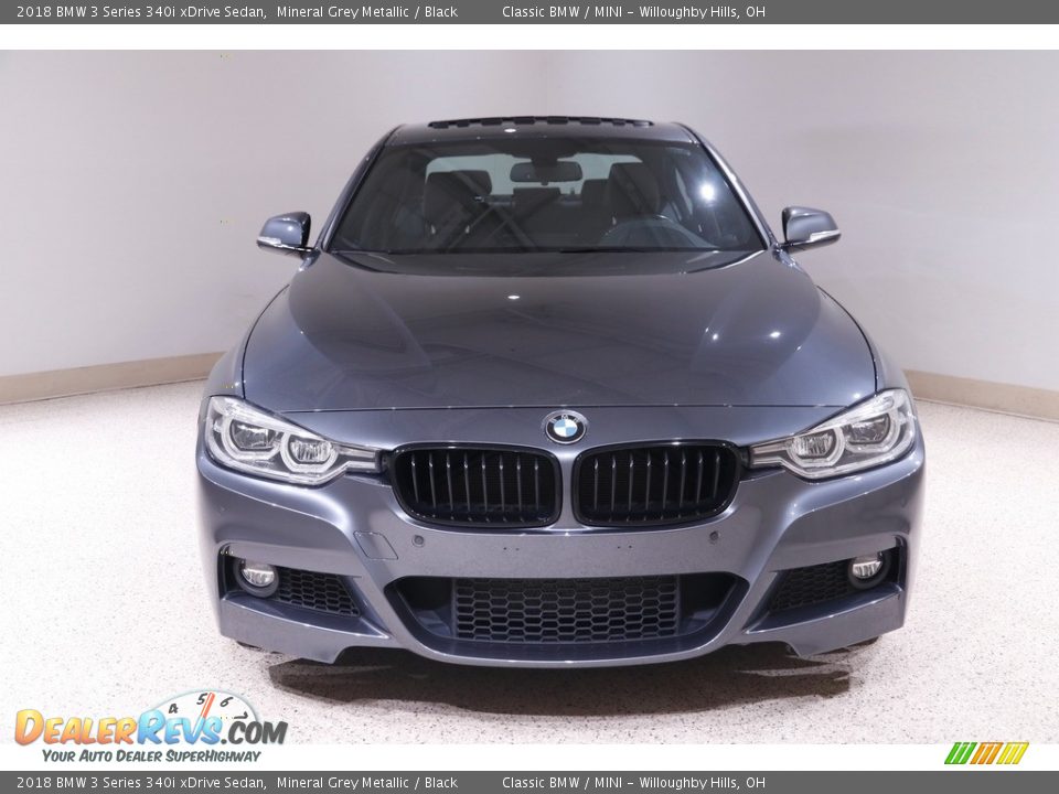 2018 BMW 3 Series 340i xDrive Sedan Mineral Grey Metallic / Black Photo #2