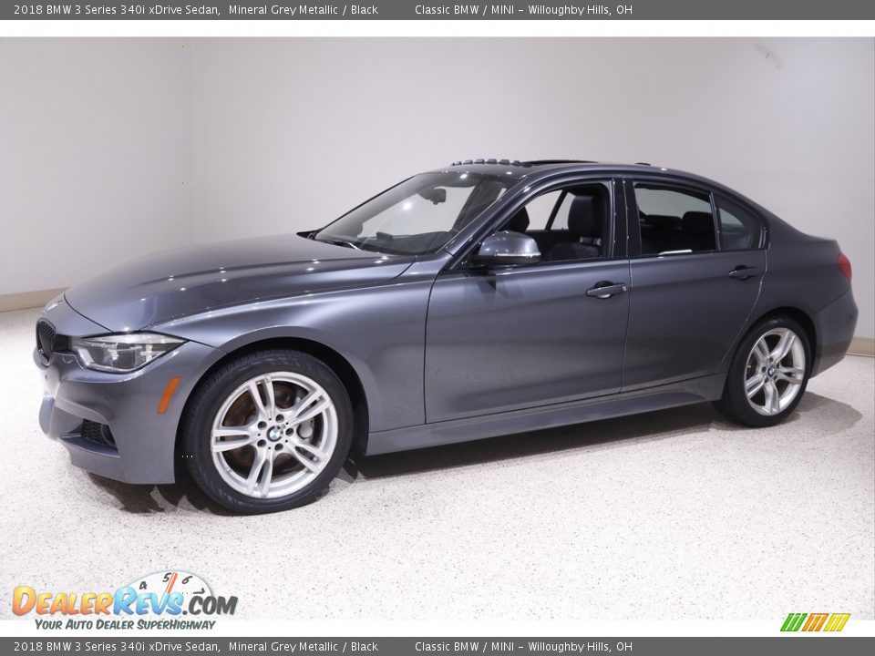 2018 BMW 3 Series 340i xDrive Sedan Mineral Grey Metallic / Black Photo #3