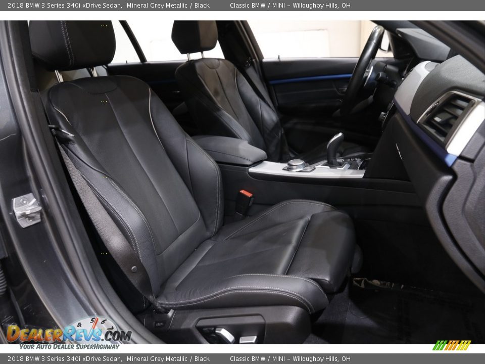 2018 BMW 3 Series 340i xDrive Sedan Mineral Grey Metallic / Black Photo #19