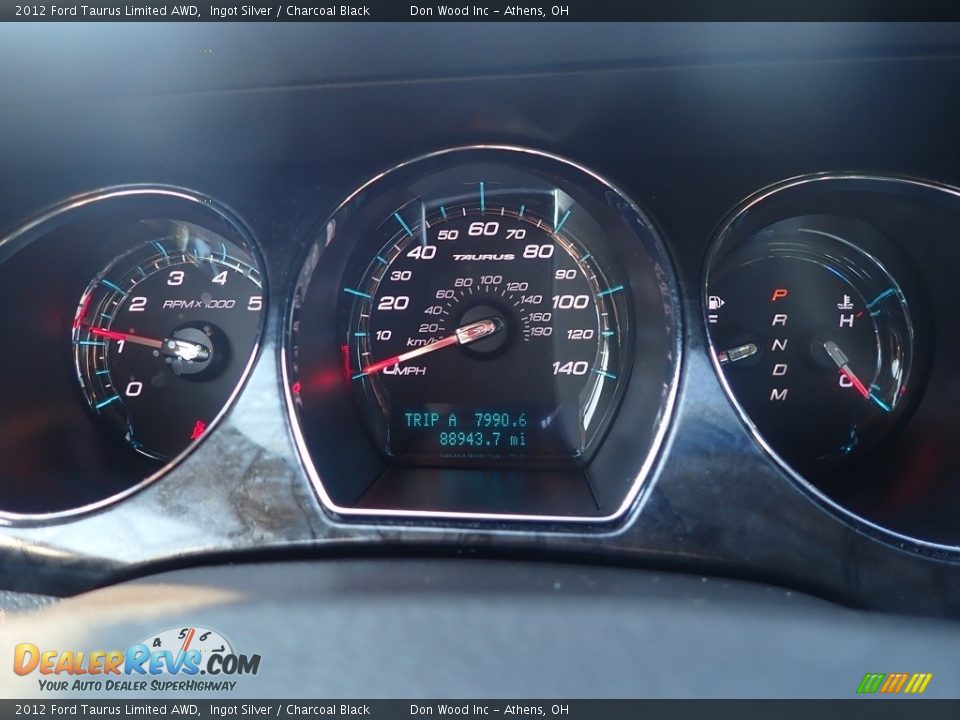 2012 Ford Taurus Limited AWD Gauges Photo #31