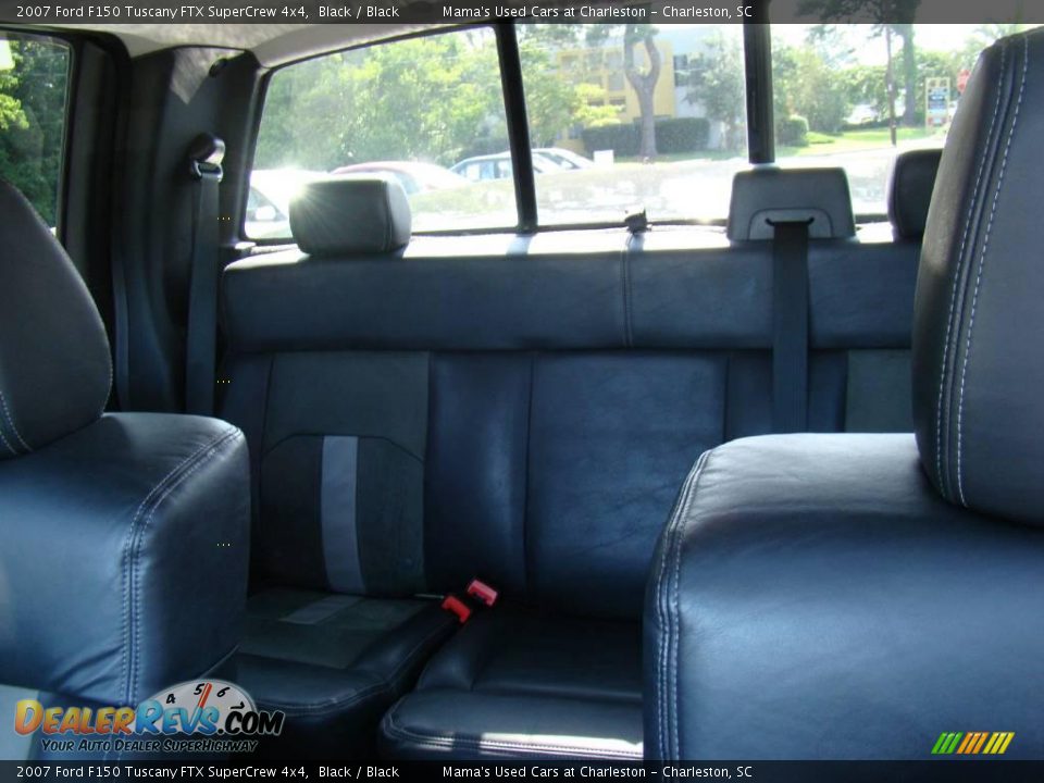 2007 Ford F150 Tuscany FTX SuperCrew 4x4 Black / Black Photo #33