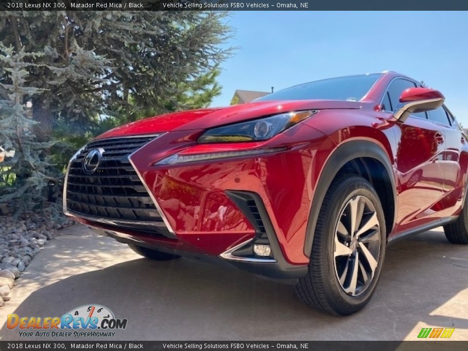 2018 Lexus NX 300 Matador Red Mica / Black Photo #7