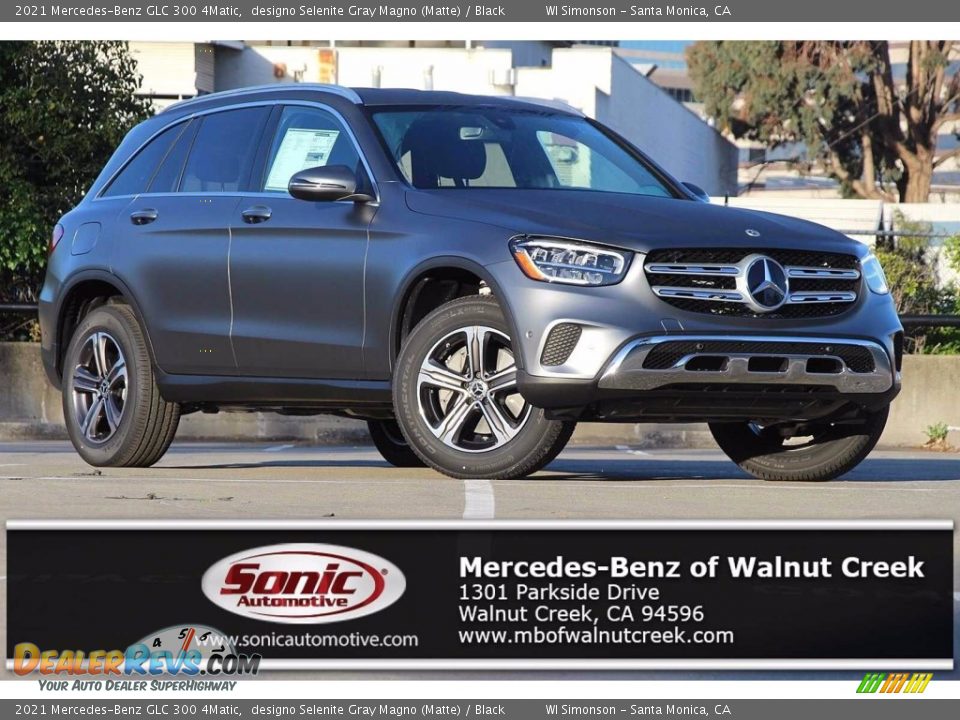 2021 Mercedes-Benz GLC 300 4Matic designo Selenite Gray Magno (Matte) / Black Photo #1