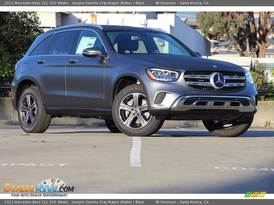 2021 Mercedes-Benz GLC 300 4Matic designo Selenite Gray Magno (Matte) / Black Photo #2