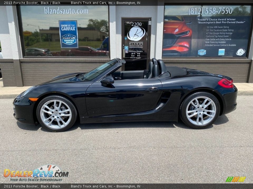 2013 Porsche Boxster Black / Black Photo #2