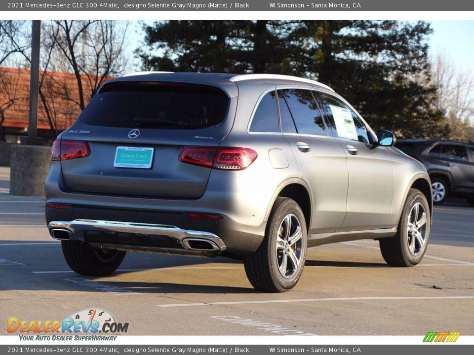 2021 Mercedes-Benz GLC 300 4Matic designo Selenite Gray Magno (Matte) / Black Photo #5