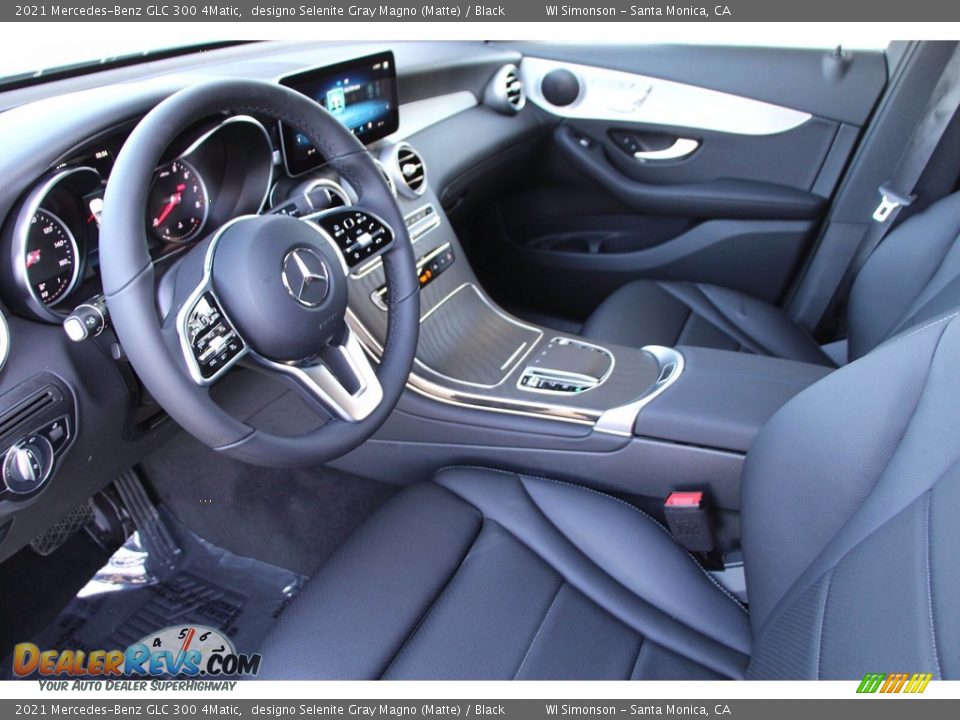 Black Interior - 2021 Mercedes-Benz GLC 300 4Matic Photo #6