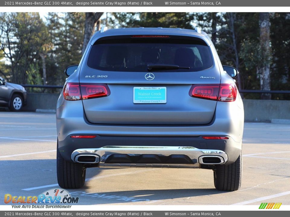 2021 Mercedes-Benz GLC 300 4Matic designo Selenite Gray Magno (Matte) / Black Photo #7