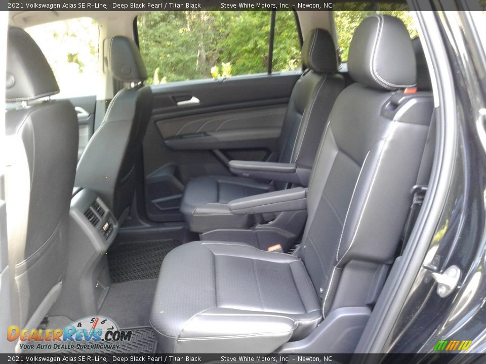 Rear Seat of 2021 Volkswagen Atlas SE R-Line Photo #13