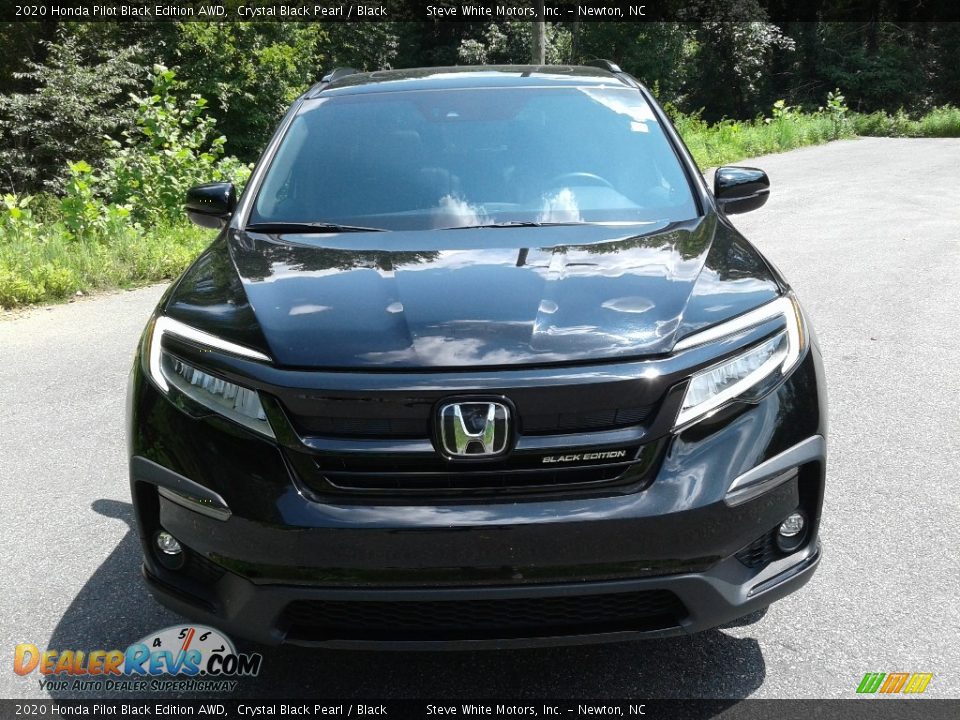 2020 Honda Pilot Black Edition AWD Crystal Black Pearl / Black Photo #3